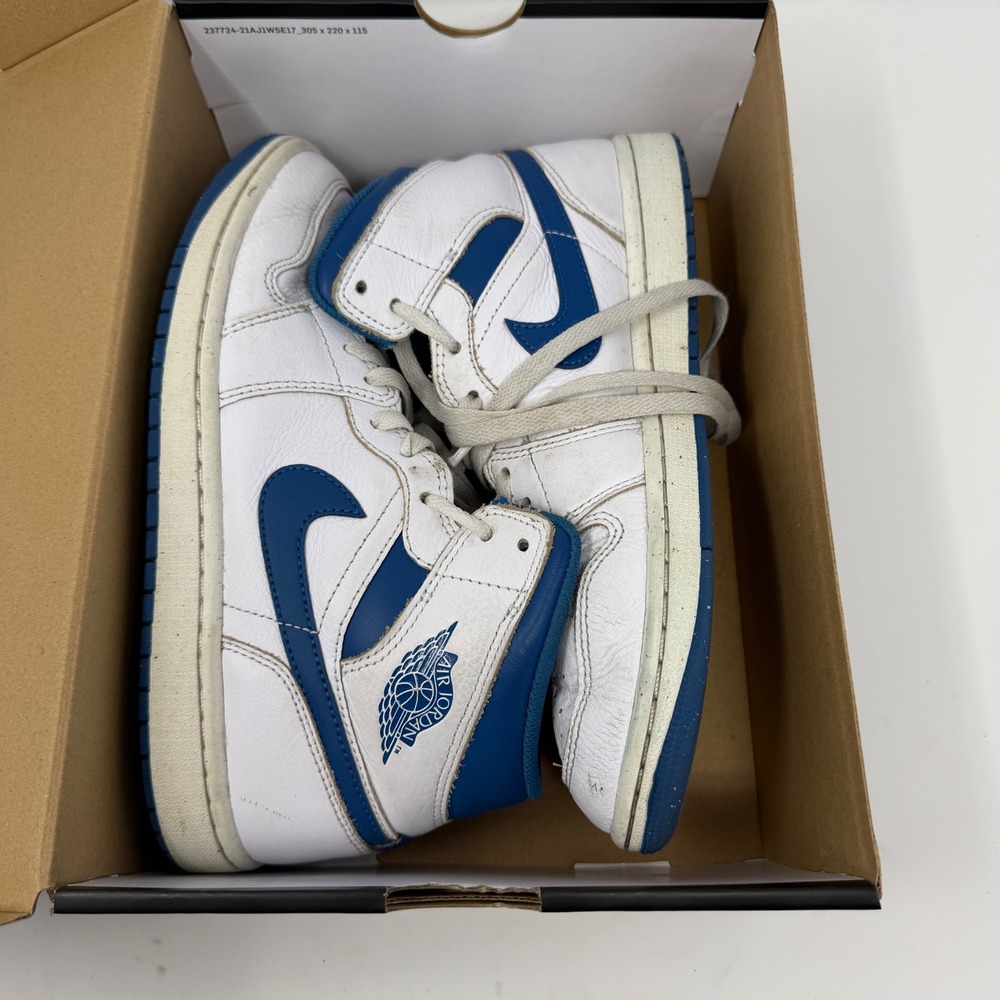 Jordan Air Jordan 1 Mid SE Industrial Blue Sail Mens 8.5 FN5215-141